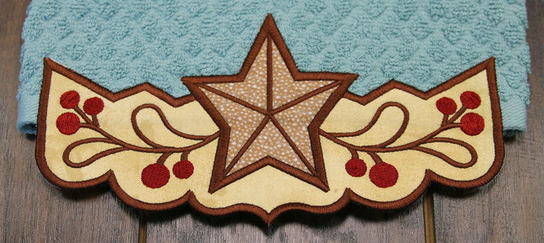 Barn Star Border (Edgy Applique)