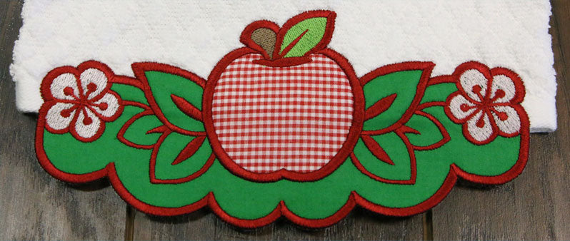 Country Apple Border (Edgy Applique)