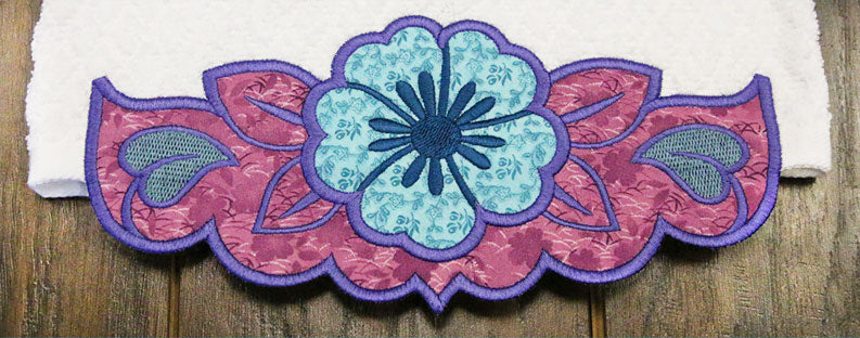 Country Flower Border (Edgy Applique)