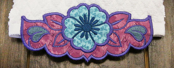 Country Flower Border (Edgy Applique)