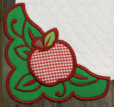 Country Apple Corner - Left (Edgy Applique)