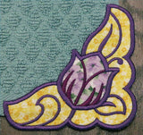 Country Tulip Corner - Right (Edgy Applique)