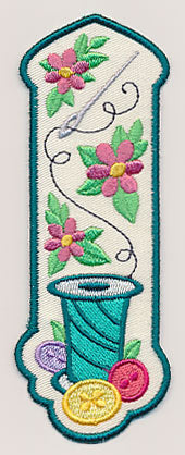 Sewing Notions Bookmark (In-the-Hoop)