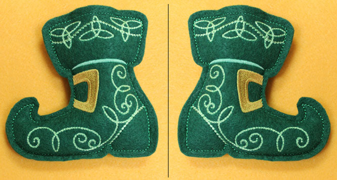 Leprechaun Boots (In-the-Hoop)