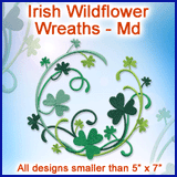 A Irish Wildflower Wreaths Design Pack