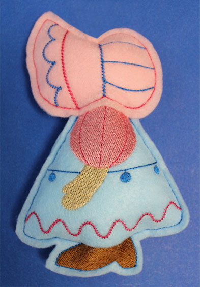 Sunbonnet Sue Stuffie (In-the-Hoop)