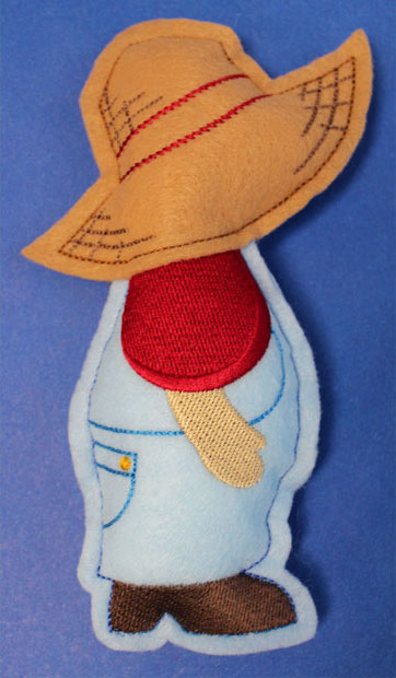 Fisherman Fred Stuffie (In-the-Hoop)