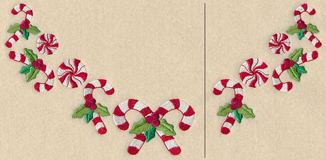 Candy Cane Neckline (V-Neck) (Split)