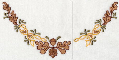 Celtic Oak Neckline (V-Neck) (Split)