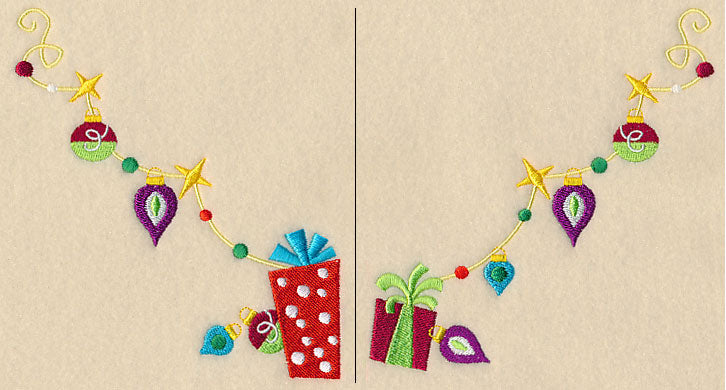 Christmas Gifts Neckline (V-Neck) (Split)