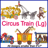 A Circus Train Design Pack
