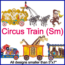 A Circus Train Design Pack