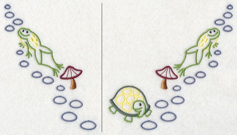 Frog and Turtle Neckline (V-Neck) (Split)