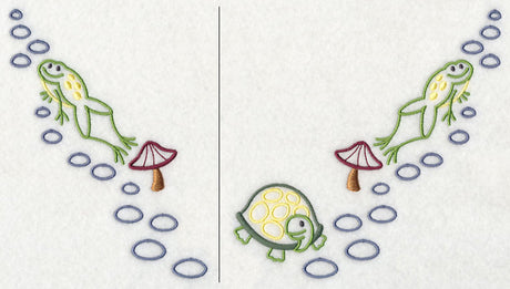 Frog and Turtle Neckline (V-Neck) (Split)