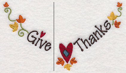 Give Thanks Neckline (Crewneck) (Split)