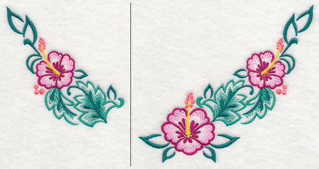 Hibiscus Neckline (V-Neck) (Split)