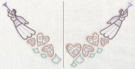 Heavenly Hearts Neckline (Crewneck) (Split)