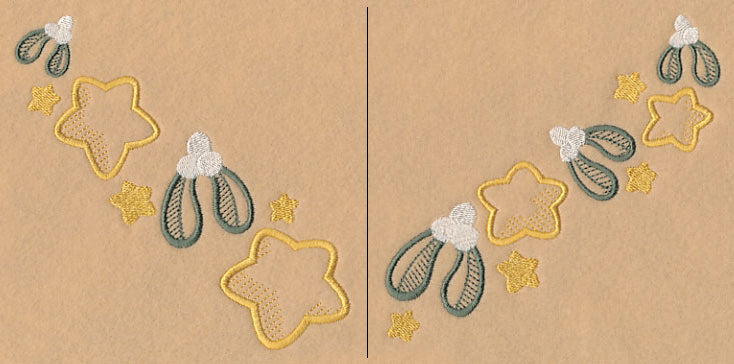 Merry Mistletoe Neckline (V-Neck) (Split)