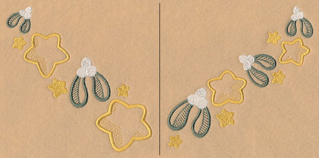 Merry Mistletoe Neckline (V-Neck) (Split)