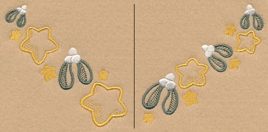 Merry Mistletoe Neckline (V-Neck) (Split)