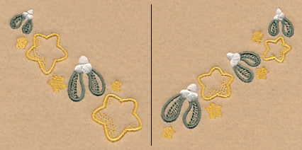 Merry Mistletoe Neckline (V-Neck) (Split)