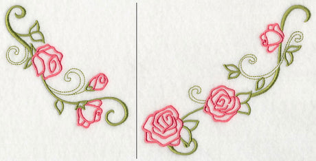 Open Road Rose Neckline (V-Neck) (Split)