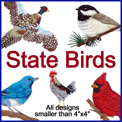 A State Birds Design Pack