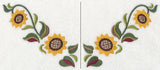 Sunflowers Neckline (V-Neck) (Split)