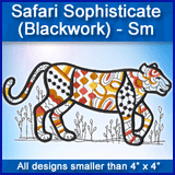 A Safari Sophisticate (Blackwork) Design Pack