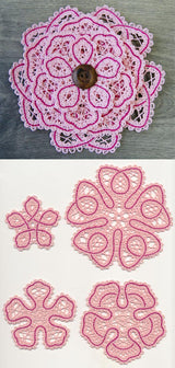 Forever Flower (Layered Battenburg Lace)