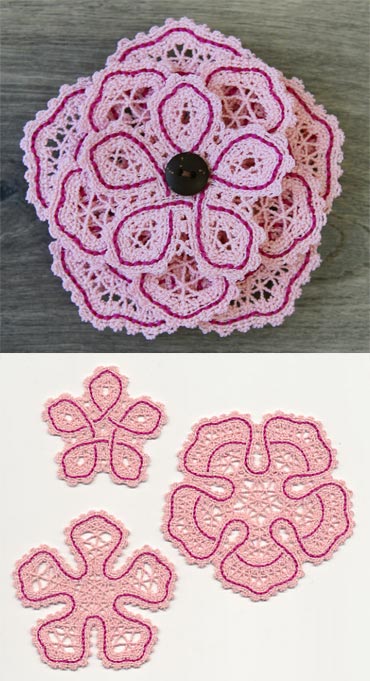 Forever Flower (Layered Battenburg Lace)