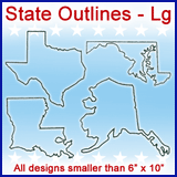 A State Outlines Design Pack