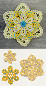 Fashion Flower (Layered Battenburg Lace)