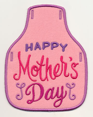 Happy Mother's Day Bottle Apron (In-the-Hoop)
