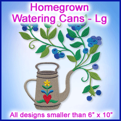 A Homegrown Watering Cans Design Pack