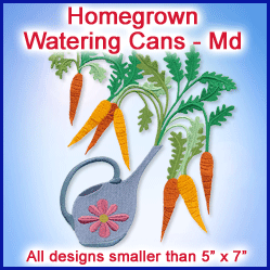 A Homegrown Watering Cans Design Pack