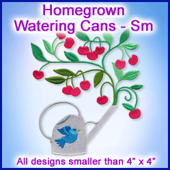 A Homegrown Watering Cans Design Pack