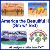 A America the Beautiful Design Pack II with text