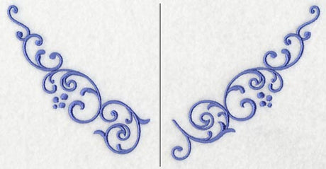 Flirty Filigree Neckline (V-Neck) (Split)