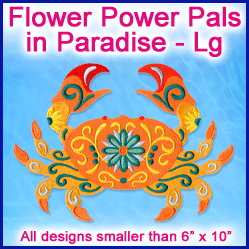 A Flower Power Pals in Paradise Design Pack