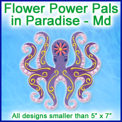 A Flower Power Pals in Paradise Design Pack