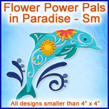 A Flower Power Pals in Paradise Design Pack