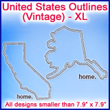 A United States Outlines (Vintage) Design Pack