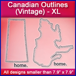 A Canadian Outlines (Vintage) Design Pack