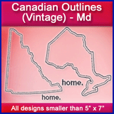 A Canadian Outlines (Vintage) Design Pack
