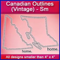 A Canadian Outlines (Vintage) Design Pack