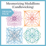 A Mesmerizing Medallions (Candlewicking) Design Pack