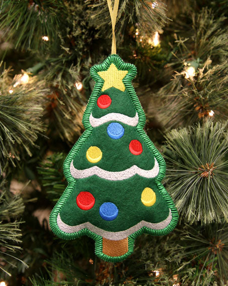 Heirloom Stuffed Ornament - Tree (In-the-Hoop)