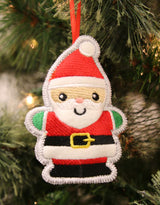 Heirloom Christmas Ornament - Santa (In-the-Hoop)