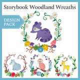 A Storybook Woodland Wreaths Design Pack